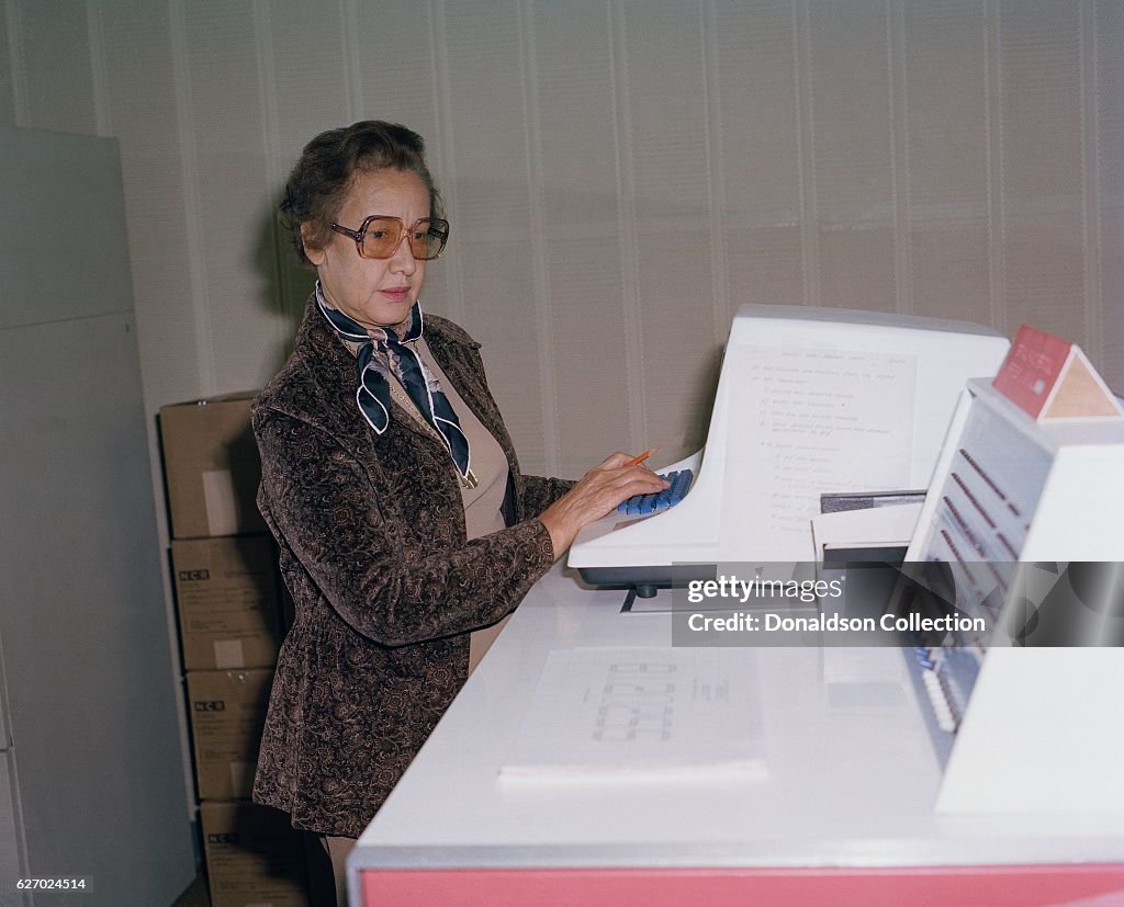 Katherine Johnson At Work