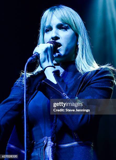 Paige Duddy of XYLO performs at Fox Theater on November 30, 2016 in Oakland, California.