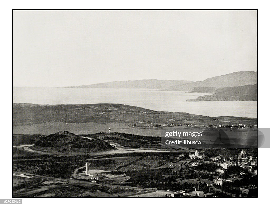 Antique photograph of Golden Gate