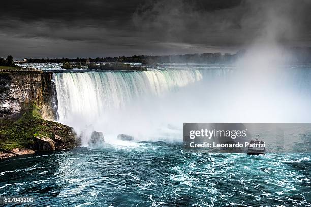 cascate del niagara - canada - nord america - niagara falls city new york state foto e immagini stock