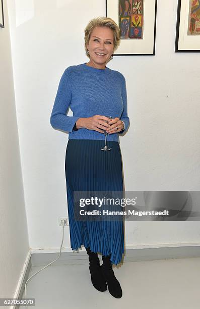 Stephanie von Pfuel during the 'Bachmayer, Hitzler, Rieger' Exhibition Opening at Susanne Wiebe's fashion store In Munich on December 1, 2016 in...