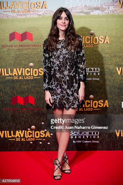 Macarena Garcia attends 'Villaviciosa De Al Lado' premiere at Capitol Cinema on December 1, 2016 in Madrid, Spain.