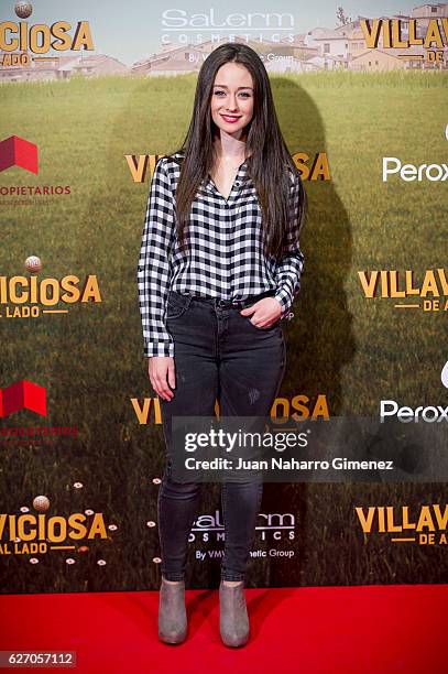 Elena Rivera attends 'Villaviciosa De Al Lado' premiere at Capitol Cinema on December 1, 2016 in Madrid, Spain.