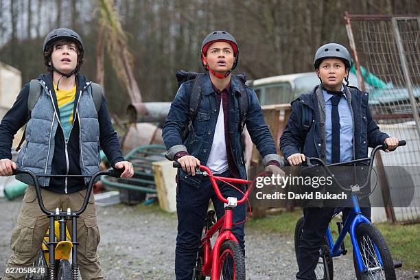 Let's Survive in the Woods!" - Principal Grey sets a trap for Ryan, Harris and Spyder while they're on a camping trip, which leaves MECH-X4 and Mark...