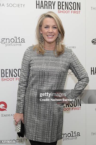 Deborah Norville attends the Magnolia Pictures & The Cinema Society host the premiere of "Harry Benson: Shoot First" at the Beekman Theatre on...