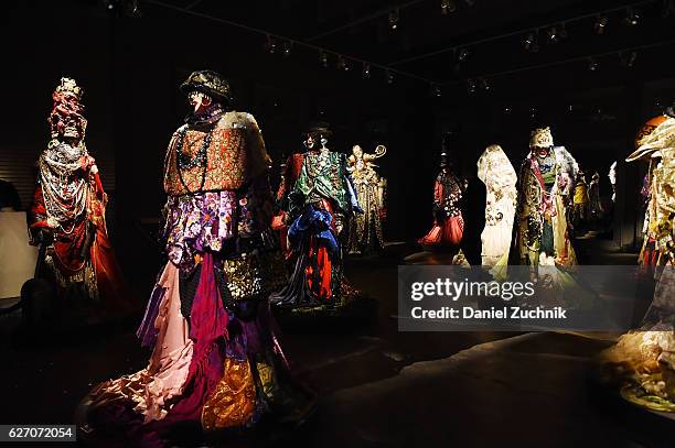 View of a Daniel Lismore design at the "Theater of Self" VIP and press preview on December 1, 2016 in Miami, Florida.