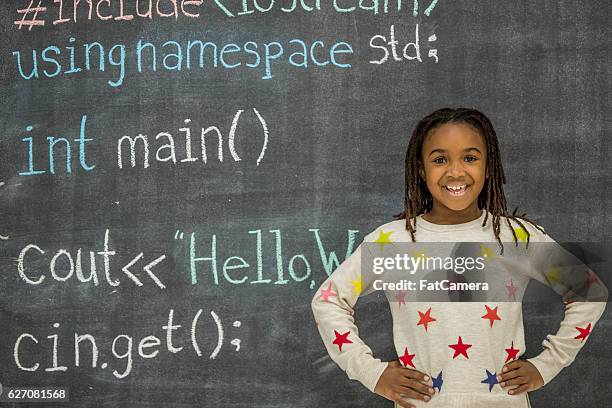 Kid Write Code 239 Girl Writing Code Stock Photos, High-Res Pictures, and Images ...