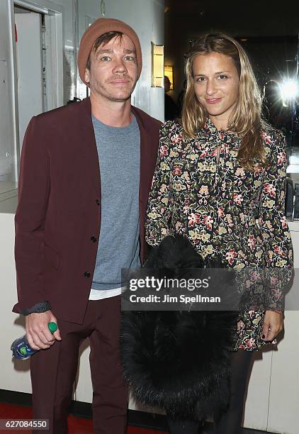 Singer/songwriter Nate Ruess and designer Charlotte Ronson attend the premiere of "Harry Benson: Shoot First" hosted by Magnolia Pictures and The...