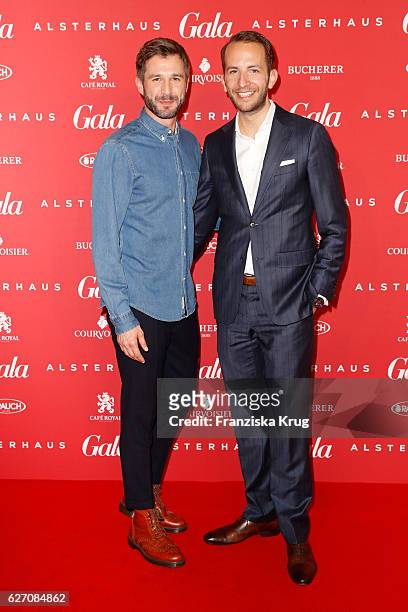Jochen Schropp and Timo Weber attend the GALA Christmas Shopping Night 2016 at Alsterhaus on December 1, 2016 in Hamburg, Germany.