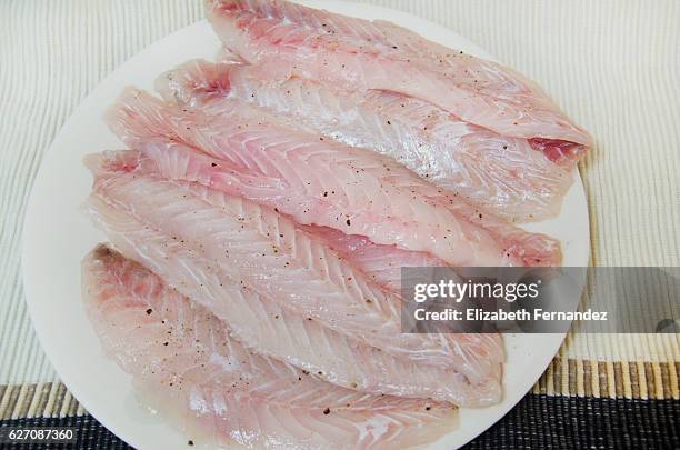 hake raw fillet - hake stock pictures, royalty-free photos & images