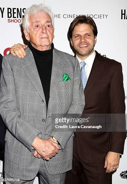 Harry Benson and Matthew Miele attends Magnolia Pictures & The Cinema Society host the premiere of "Harry Benson: Shoot First" at the Beekman Theatre...