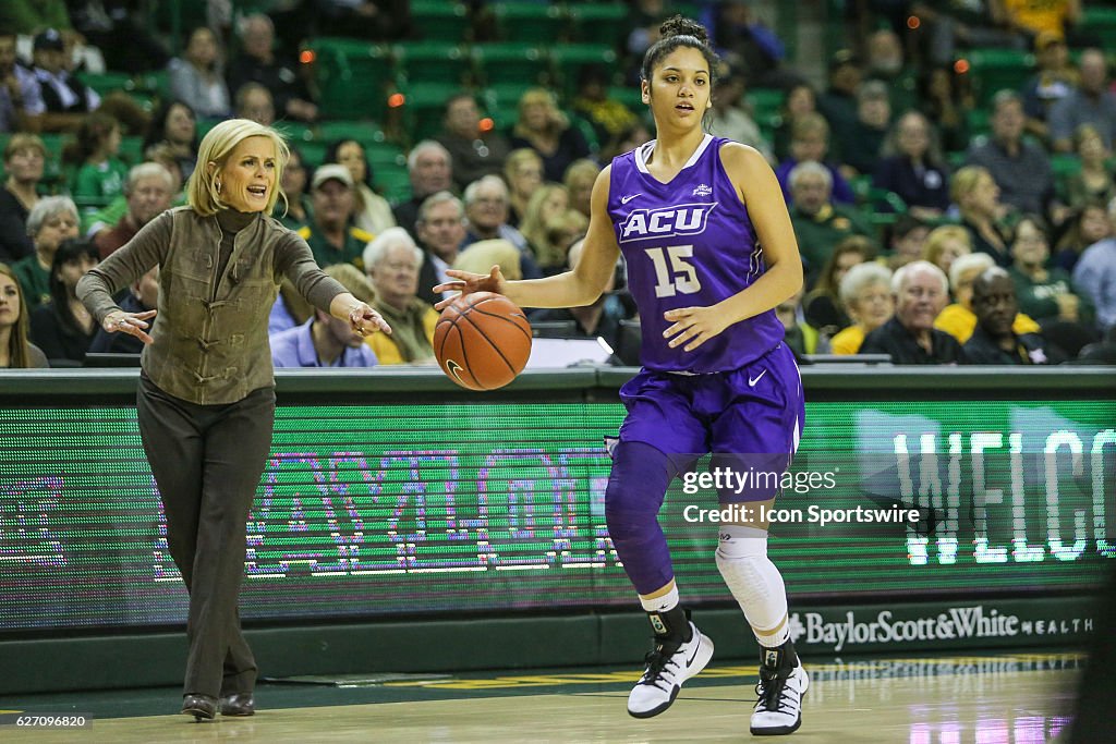 NCAA BASKETBALL: DEC 01 Women's - Abilene Christian at Baylor