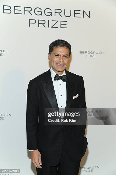 Fareed Zakaria attends the Berggruen Prize Gala Honoring Philosopher Charles Taylor at New York Public Library on December 1, 2016 in New York City.