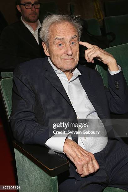 Harry Evans attends Magnolia Pictures & The Cinema Society Host the Premiere of "Harry Benson: Shoot First" at the Beekman Theatre on December 1,...