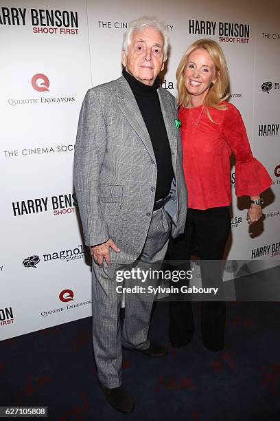 Harry Benson and Wendy Benson-Landes attend Magnolia Pictures & The Cinema Society Host the Premiere of "Harry Benson: Shoot First" at the Beekman...