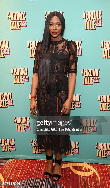 Naomi Campbell attends the Broadway Opening Night After Party for 'A Bronx Tale' at The Marriot Marquis Hotel on December 1, 2016 in New York City.