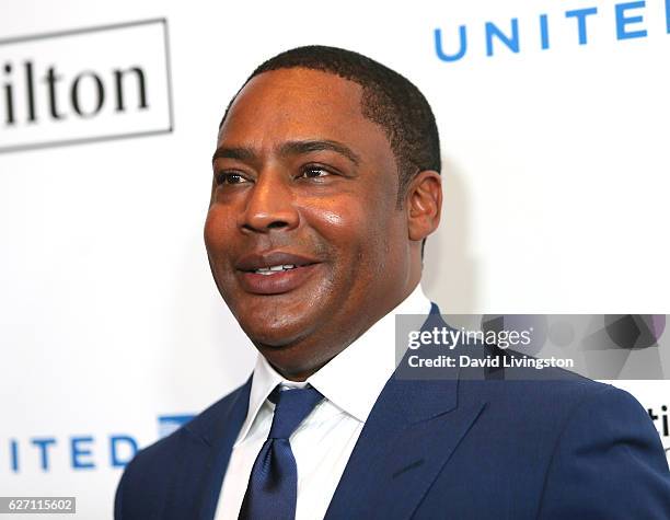 Willard Jackson, Vice Chairman of Ebondy Media, arrives at the 2016 Ebony Power 100 Gala at The Beverly Hilton Hotel on December 1, 2016 in Beverly...