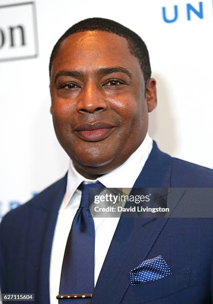 Willard Jackson, Vice Chairman of Ebondy Media, arrives at the 2016 Ebony Power 100 Gala at The Beverly Hilton Hotel on December 1, 2016 in Beverly...