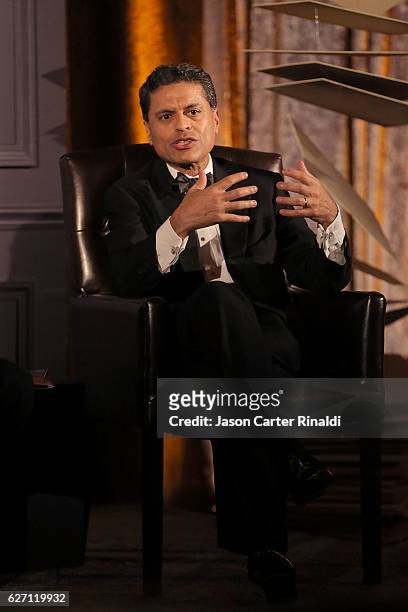 Host of CNN Global Public Square, Fareed Zakaria attends The Berggruen Prize Gala Honoring Philosopher Charles Taylor at New York Public Library -...