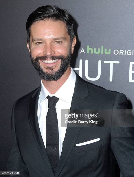 Actor Jason Behr attends the premiere of Hulu's 'Shut Eye' at ArcLight Hollywood on December 1, 2016 in Hollywood, California.