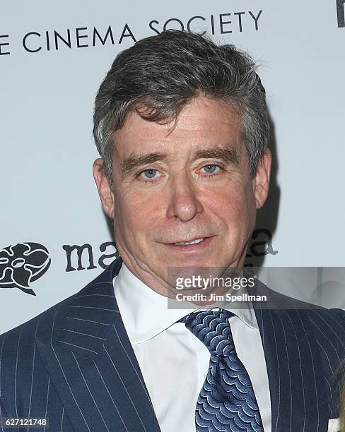 Jay McInerney attends the premiere of "Harry Benson: Shoot First" hosted by Magnolia Pictures and The Cinema Society at the Beekman Theatre on...