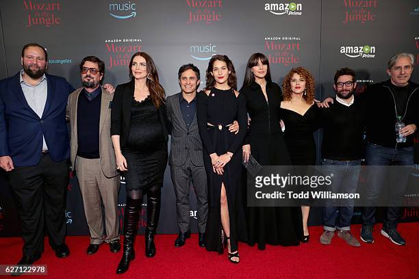 Executive producers Will Graham, Roman Coppola, actress Saffron Burrows, actor Gael Garcia Bernal, actress Lola Kirke, actress Monica Bellucci,...