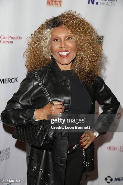 Actress Ja'net DuBois arrives at the Heroes In The Struggle Gala at Director's Guild Of America on December 1, 2016 in West Hollywood, California.