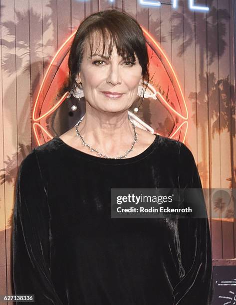 Actress Mel Harris attends the premiere of Hulu's "Shut Eye" at ArcLight Hollywood on December 1, 2016 in Hollywood, California.