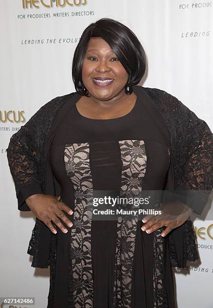 Actress Ellia English arrives at Caucus for Producers, Writers and Directors' 34th Annual Caucus Awards Dinner at Skirball Cultural Center on...