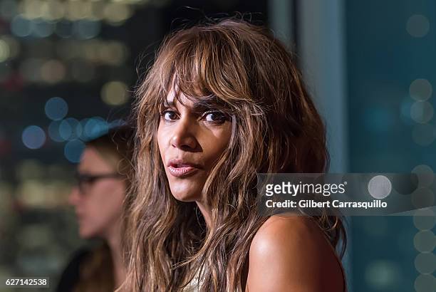 Actress and Revlon brand ambassador Halle Berry attends Revlon's 2nd Annual Love Is On Million Dollar Challenge Finale Party at The Glasshouses on...