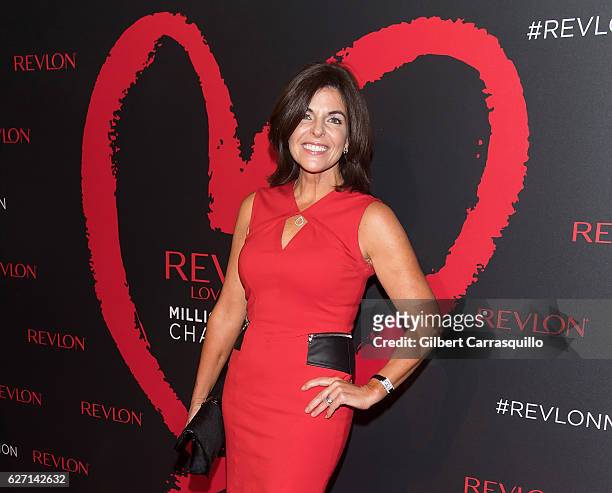 Sarah Lucas of Sarah Lucas Designs attends Revlon's 2nd Annual Love Is On Million Dollar Challenge Finale Party at The Glasshouses on December 1,...