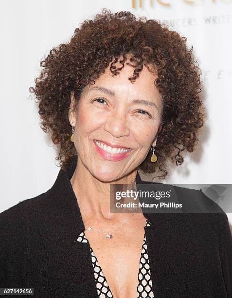 Producer Stephanie Allain arrives at Caucus for Producers, Writers and Directors' 34th Annual Caucus Awards Dinner at Skirball Cultural Center on...