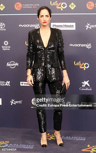 Carolina Adriana Herrera attends the gala of Los 40 Music Awards 2016 on December 1, 2016 in Barcelona, Spain.