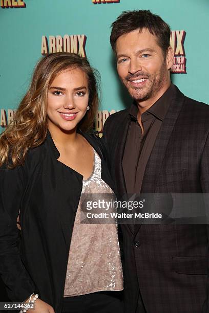 Harry Connick Jr. And daughter attend the Broadway Opening Night Perfomance of 'A Bronx Tale' at The Longacre on December 1, 2016 in New York City.