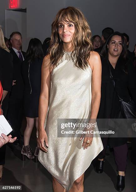 Actress and Revlon brand ambassador Halle Berry attends Revlon's 2nd Annual Love Is On Million Dollar Challenge Finale Party at The Glasshouses on...