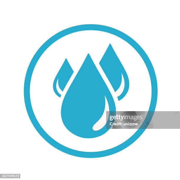 stockillustraties, clipart, cartoons en iconen met blood drops icon - druppel