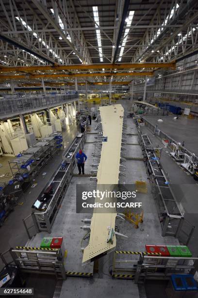 Wing Manufacturing Process 321 Airbus A350 1000 Stock Photos, High-Res Pictures, and Images ...