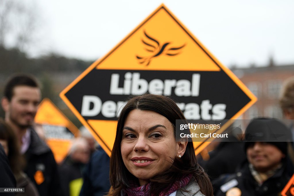 Tim Farron Congratulates Sarah Olney On Her By-election Win