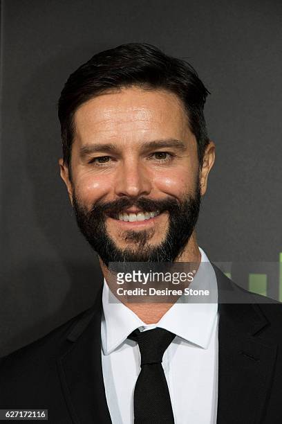 Jason Behr attends the premiere of Hulu's "Shut Eye" at ArcLight Hollywood on December 1, 2016 in Hollywood, California.