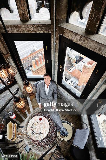 Hotelier Andre Balazs is photographed on February 5, 2015 in London, England.