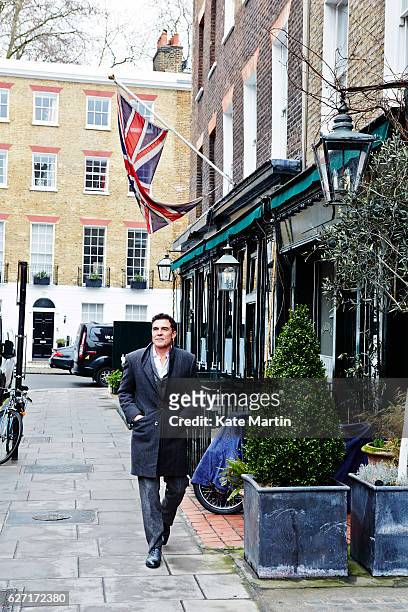 Hotelier Andre Balazs is photographed on February 5, 2015 in London, England.