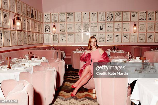 Shoe designer Charlotte Olympia is photographed on January 23, 2015 in London, England.