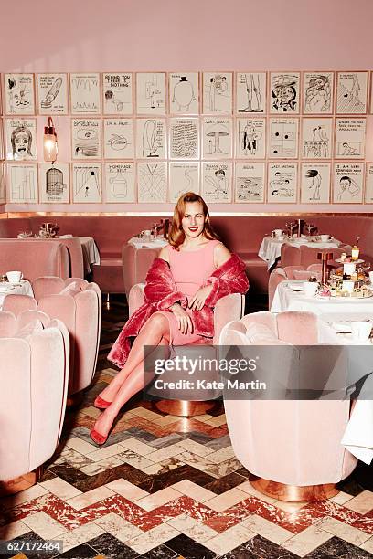 Shoe designer Charlotte Olympia is photographed on January 23, 2015 in London, England.