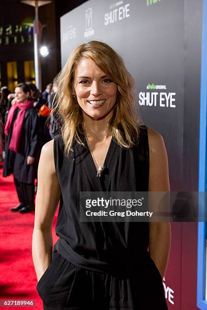 Actress Susan Misner arrives for the Premiere Of Hulu's "Shut Eye" at ArcLight Hollywood on December 1, 2016 in Hollywood, California.