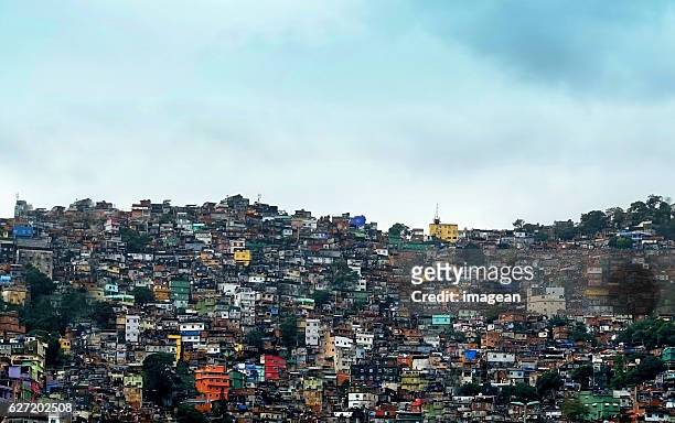 favela rocinha - slum stock pictures, royalty-free photos & images