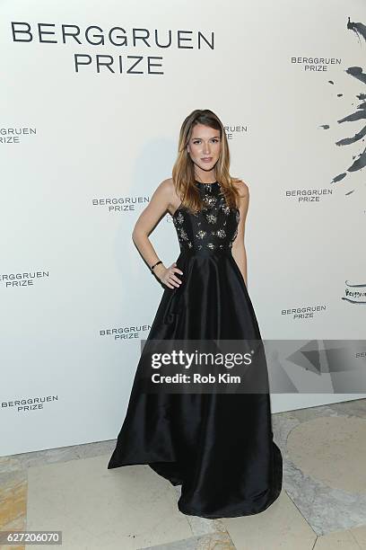 Nathalia Ramos attends the Berggruen Prize Gala Honoring Philosopher Charles Taylor at New York Public Library on December 1, 2016 in New York City.