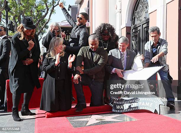 Actress Queen Latifah, Lee Daniels' mother Clara Watson, Hollywood Chamber of Commerce Chair of the Board Fariba Kalantari, actor Jussie Smollett,...