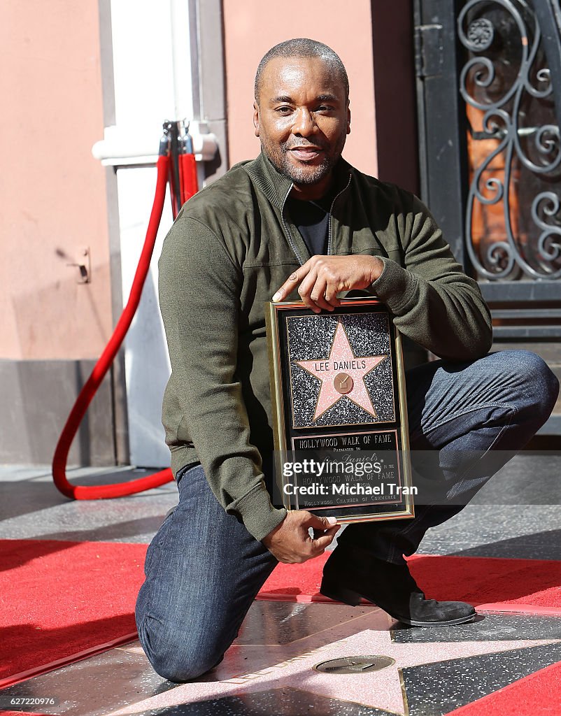 Lee Daniels Honored With Star On The Hollywood Walk Of Fame