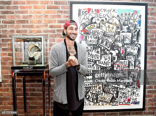 Artist Chris 'Flore' Florentino attends Hublot Cocktail Reception at Miami Design District on December 2, 2016 in Miami, Florida.