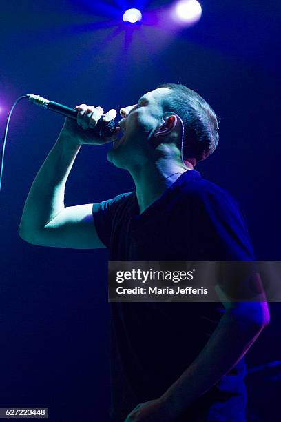 James Graham of The Twilight Sad performs at Wembley Arena on December 2, 2016 in London, England.